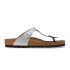 Sandalia Gizeh Birko-Flor - Estrecho Plateado