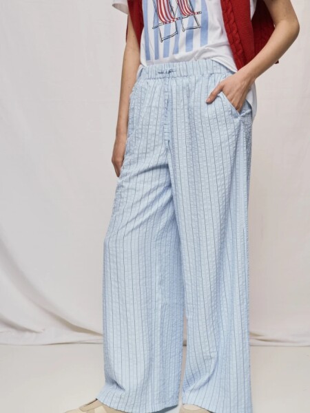 PANTALON D.CASSIN ROMA CELESTE