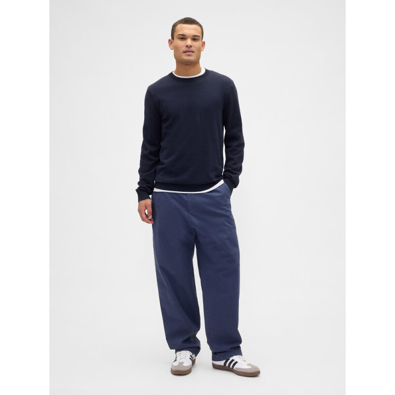 V-FA25 SOLID CORE CREW NEW CLASSIC NAVY 2