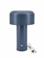 LAMPARA DE MESA TIPO HONGO AZUL