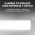 Tubo Luz Led Fría 40W 120Cm Artefacto Para Pared Techo Variante Blanca