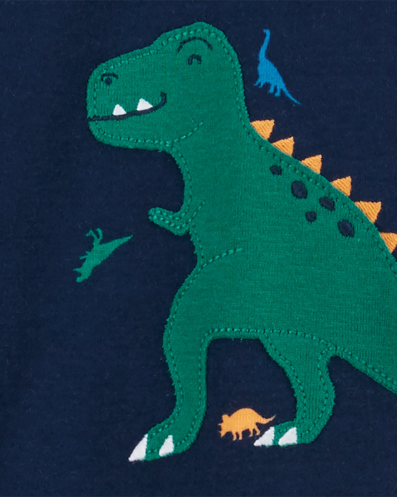 Pijama o pieza de algodón con pie diseño dinosaurios Sin color