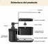Dispensador de Jabón 4 en 1 Cocina Baño Jabón Detergente Color Negro