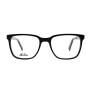Lentes De Vista De Acetato Cuadrado New Era Negro/Gris