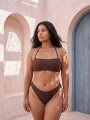 BANDEAU LIA CON COPA REMOVIBLE CHOCOLATE
