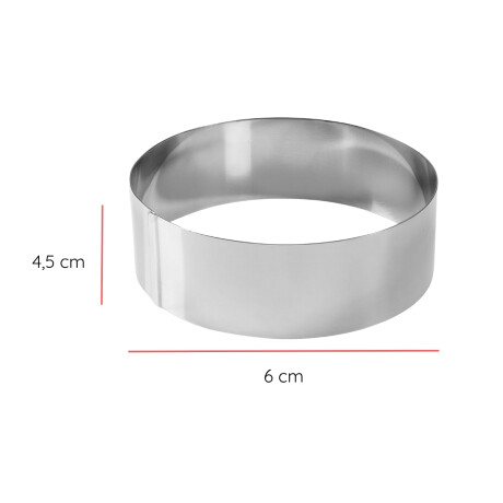 Aro inox 6 cm Aro inox 6 cm