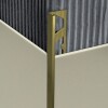 Varilla en L aluminio Oro brillo 10mm x 2,5m Varilla En L Aluminio Oro Brillo 10mm X 2,5m