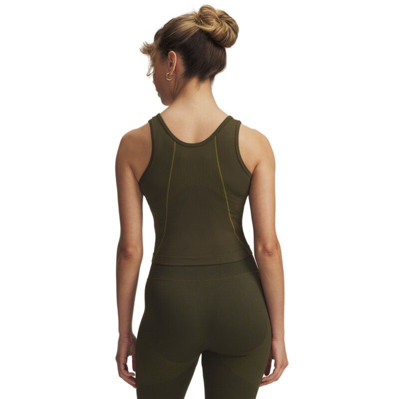 UA Vanish Seamless Tank-RED GRN-308