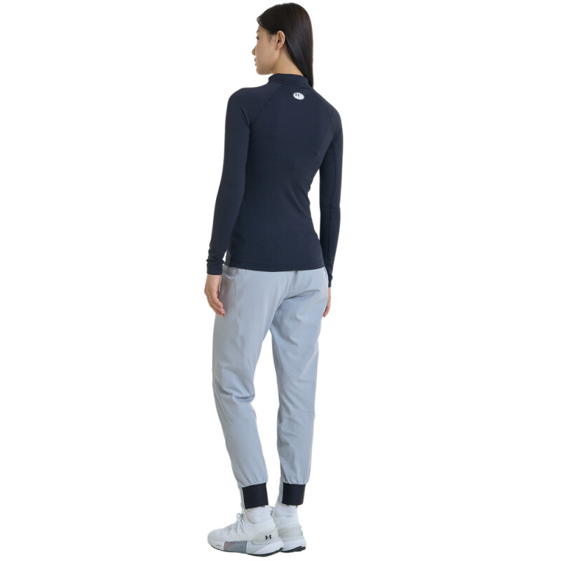 UA CG Authentics Mockneck-BLK BLK-001