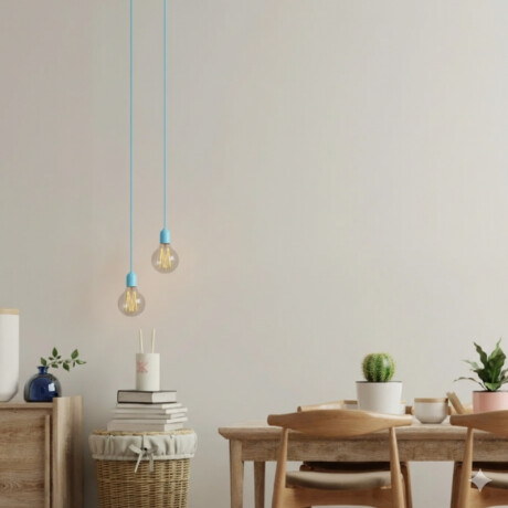 ACDH271 Lámpara Colgante Decorativa Rainbow Azul