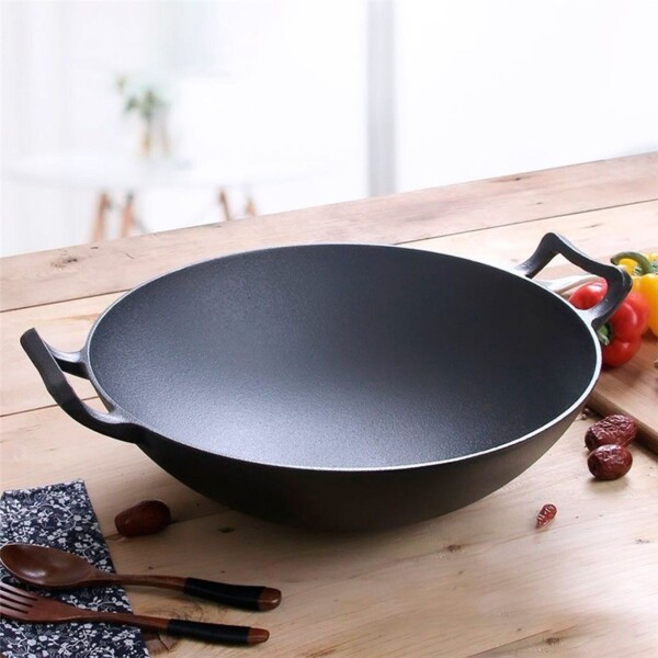 Wok de Hierro con Asas 37 cm | Selecta 247009 Wok de Hierro con Asas 37 cm | Selecta 247009