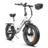 Bicicleta Eléctrica Samebike 20 Plegable 750w BLANCO