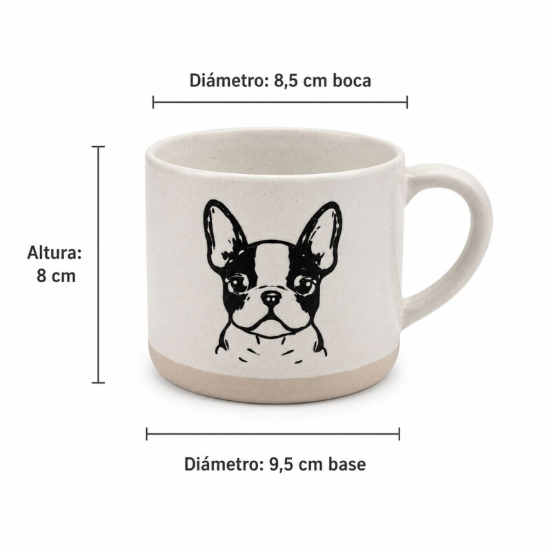 Mug de Ceramica 360Ml - Por Unidad BullDog