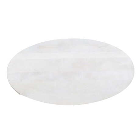 MESA RATONA MADERA BLANCO OVAL