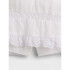 PINTUCK LACE TRIM MINI SKORT FRESH WHITE