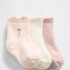 3PK SWEATER SOCKS DULL ROSE