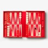 PRINTWORKS JUEGO DE BACKGAMMON ROJO CREMA PRINTWORKS JUEGO DE BACKGAMMON ROJO CREMA