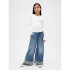 PO BAGGY - CUFF MED MEDIUM WASH