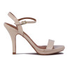 Sandalia Vizzano Mujer Taco 10cm Crema