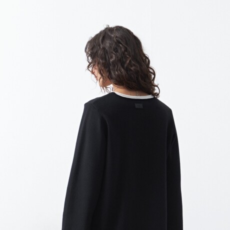 SWEATER GENARO Negro/Blanco