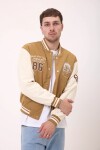Chaqueta Bomber C Beige