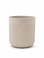 MACETA DECORATIVA CURVA CREMA