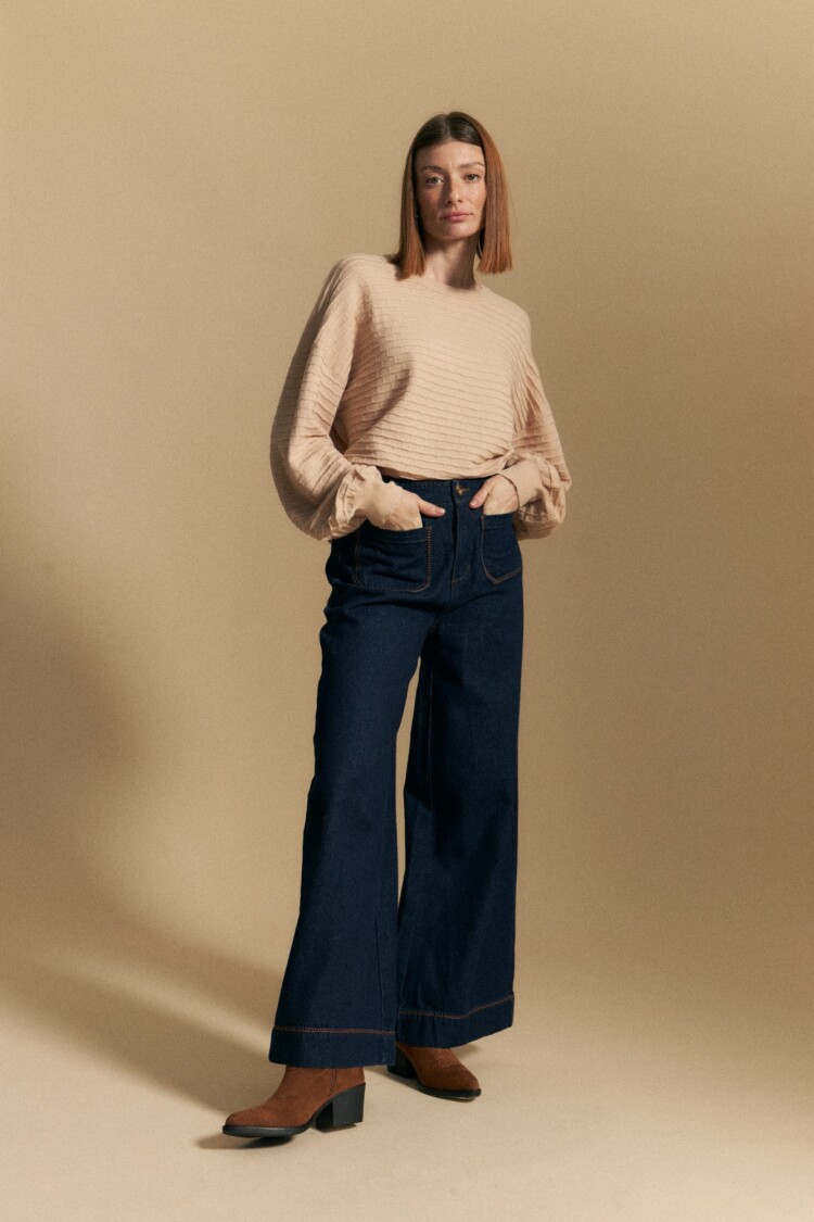 SWEATER ARBUS Beige Oscuro