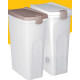 CONTENEDOR 40 LT FUSTO TRASPARENTE/COP. BLANCO CONTENEDOR 40 LT FUSTO TRASPARENTE/COP. BLANCO