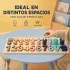 Juego Educativo de Madera con Números y Ábaco Tipo Montessori Beige