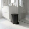 Papelera Metal 8L Negra N/a