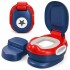 Pelela inodoro para bebes y niños con tapa y asiento infantil IMBACK Color Azul y Rojo Pelela inodoro para bebes y niños con tapa y asiento infantil IMBACK Color Azul y Rojo
