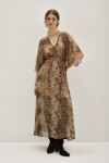 Vestido Andrea Animal Mini Marron