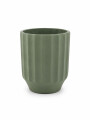 MACETA DECORATIVA CURVA VERDE