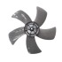 Paleta De Plástico Para Ventilador 28 Cm Gris