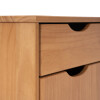 Mesa de Luz 1 puerta 1 cajón - Línea Nórdica Roble