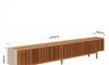 Rack de TV Dune Ripiado 2.2 - Linea Manhattan Off White