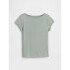 SS CAP SLV FITTED TEE_SOLIDS SAGE