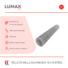 Rollo de Malla Electrosoldada Galvanizada Lumax 1.8x25mts Rollo de Malla Electrosoldada Galvanizada Lumax 1.8x25mts