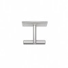 Gemelo rectangular - Plata 925 - Sin piedra - GEMELO05 sinpiedra