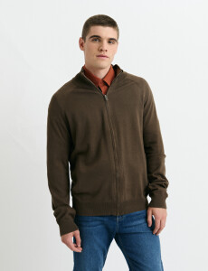 470981 CARDIGAN HARRINGTON LABEL Oliva