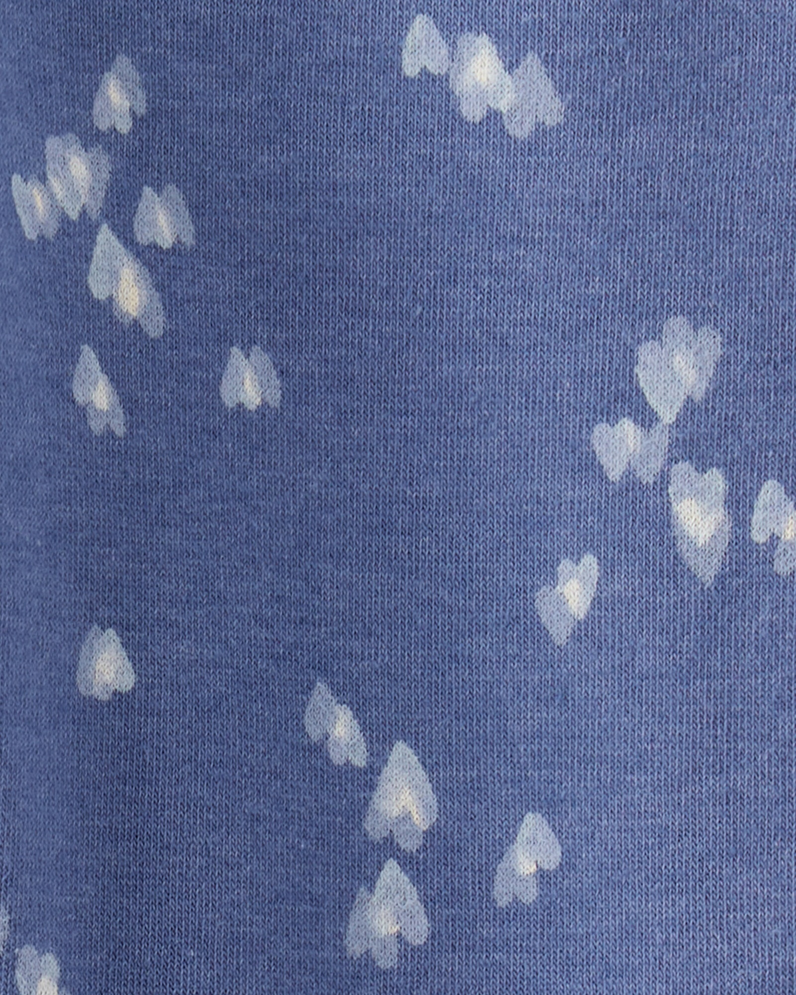 Pantalón de algodón, azul, diseño corazones Sin color