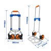 CARRO CARGA PLEGABLE 60KG WADFOW Carro Carga Plegable 60kg Wadfow