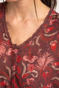 Blusa Estampada Manga Larga Print
