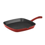 Cuisinart® PLANCHA PARRILLERA CUADRADA DE HIERRO FUNDIDO 9.25" - ROJO CARDENAL N/A