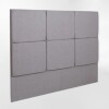 RESPALDO DE PARED IRIS GRIS - KING