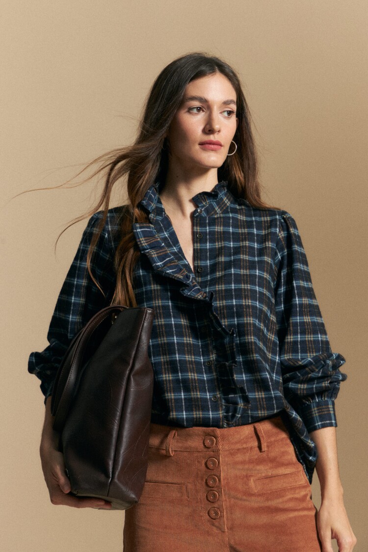 CAMISA CARLISE Azul Marino