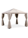 Gazebo NORDMARKA 3x3x2,78 m beige Gazebo NORDMARKA 3x3x2,78 m beige