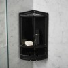 ESQUINERO PARA BAÑO GRANDE METASUL Negro