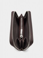 Cartera Lisa Con Textura Suave Xs marron
