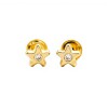 Abridores Estrellas-Oro Bajo-Zirconia-AB8009 conpiedra